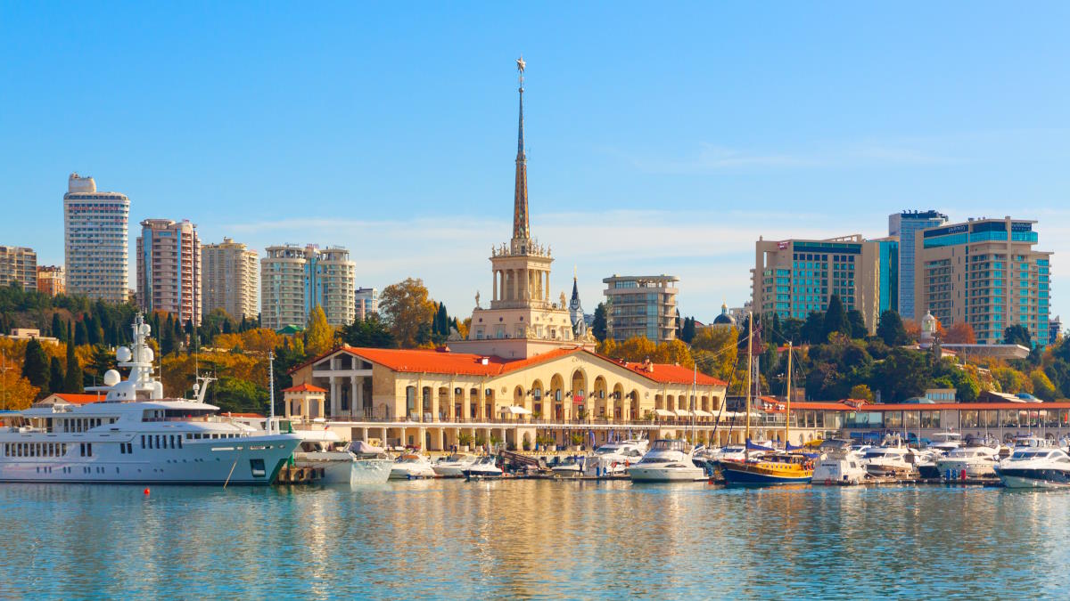 Морской порт Сочи