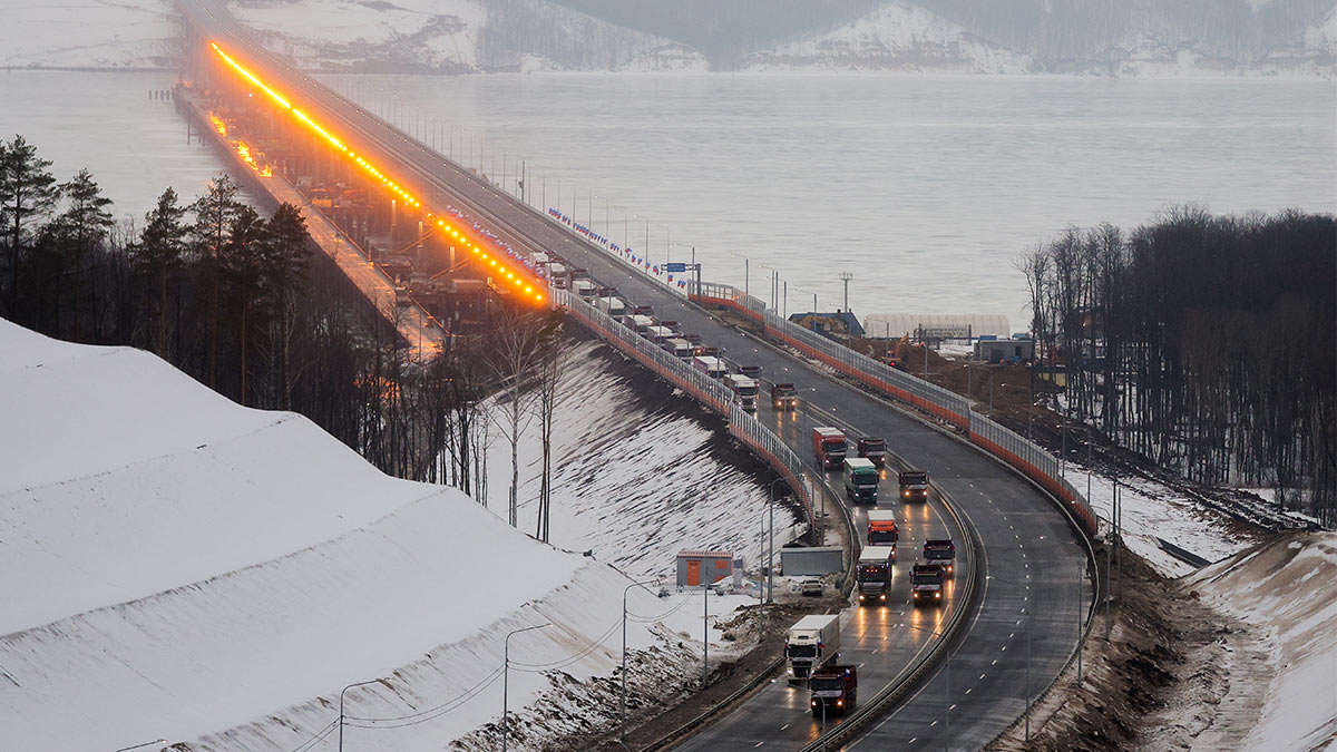 Открытие трассы М-12 "Восток" между Москвой и Казанью